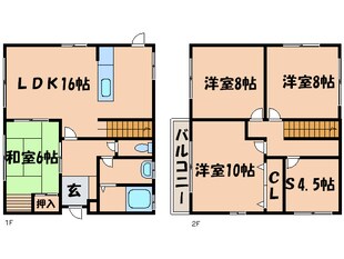 山口様戸建の物件間取画像